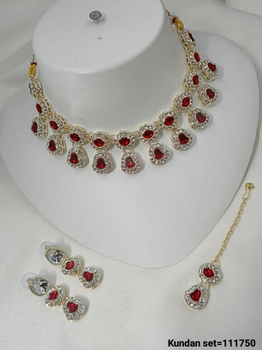 Elegant CZ Jewelry Set with Necklace and Earrings