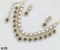 Royal Kundan-Style Necklace and Earring Set – Lucentemarket