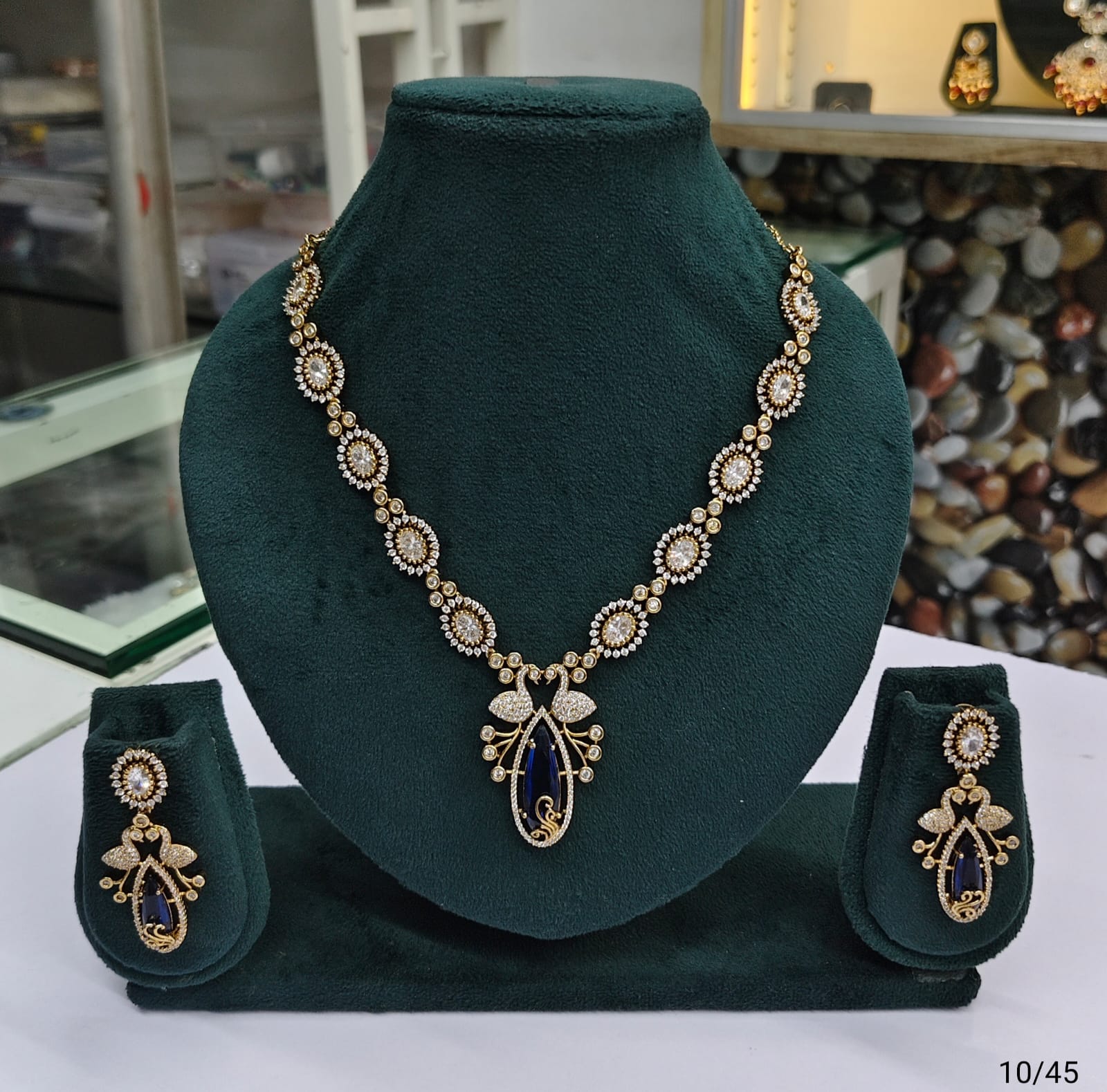 Antique Style Party Wear Jewelry Set – Necklace & Earrings