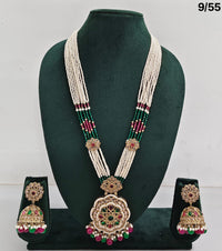 Royal Radiance CZ Long Necklace Set - Lucentemarket