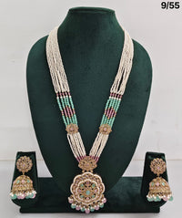 Royal Radiance CZ Long Necklace Set - Lucentemarket