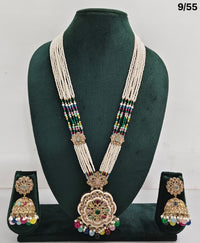 Royal Radiance CZ Long Necklace Set - Lucentemarket