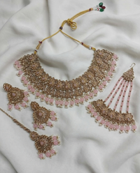 The Mint Meadow Antique Gold Choker Set