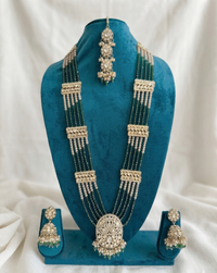 Emerald Nawabi Heritage Multi-Layered Long Set