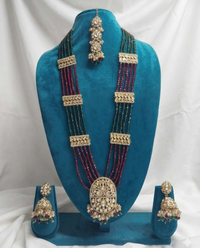 Emerald Nawabi Heritage Multi-Layered Long Set