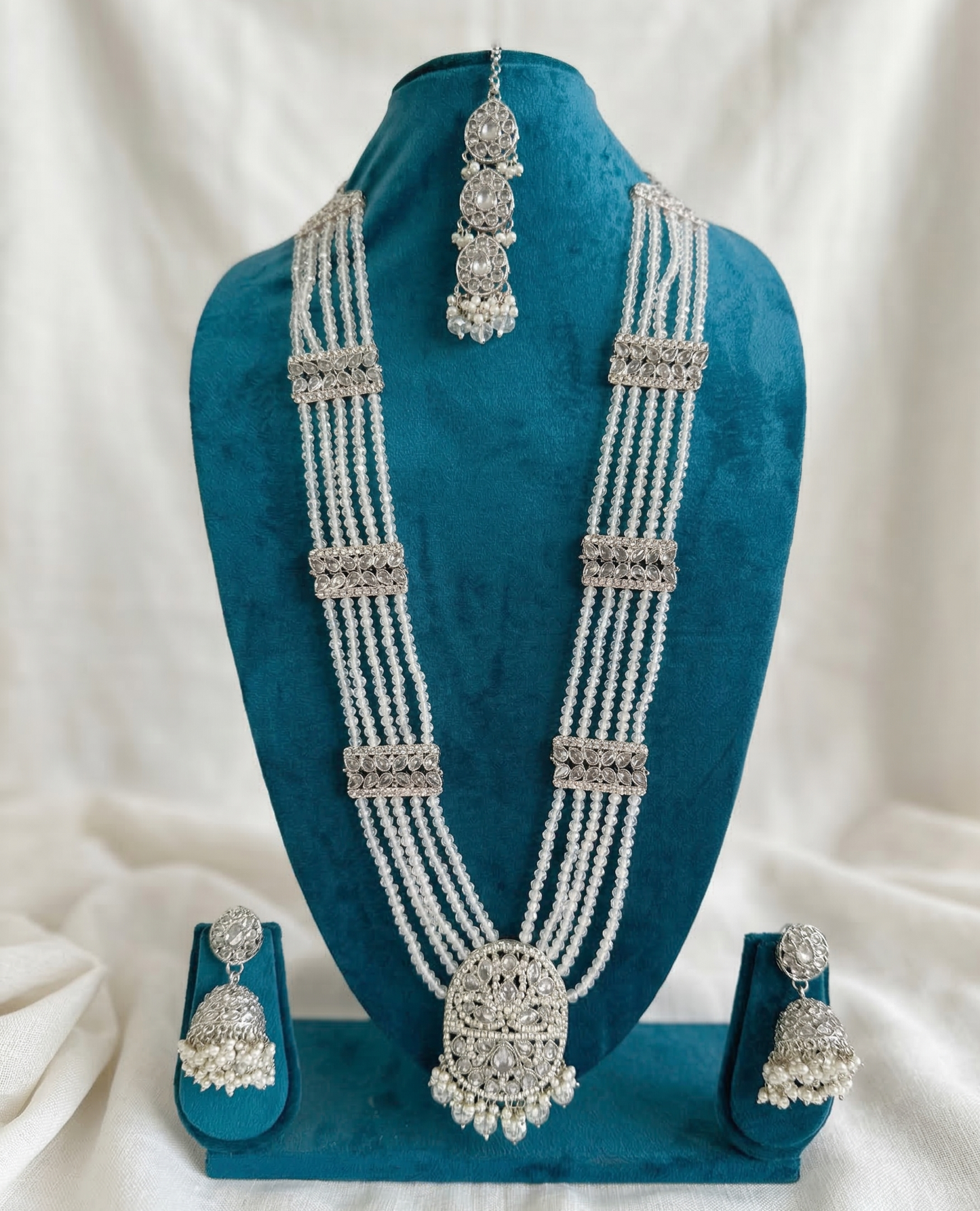 Emerald Nawabi Heritage Multi-Layered Long Set
