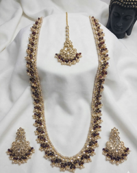 The Emerald Empress Long Pearl Set