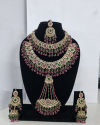 Luxury Baby Pink Bridal Jewelry Set