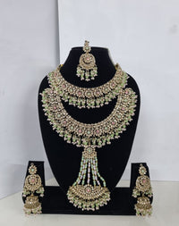Luxury Baby Pink Bridal Jewelry Set