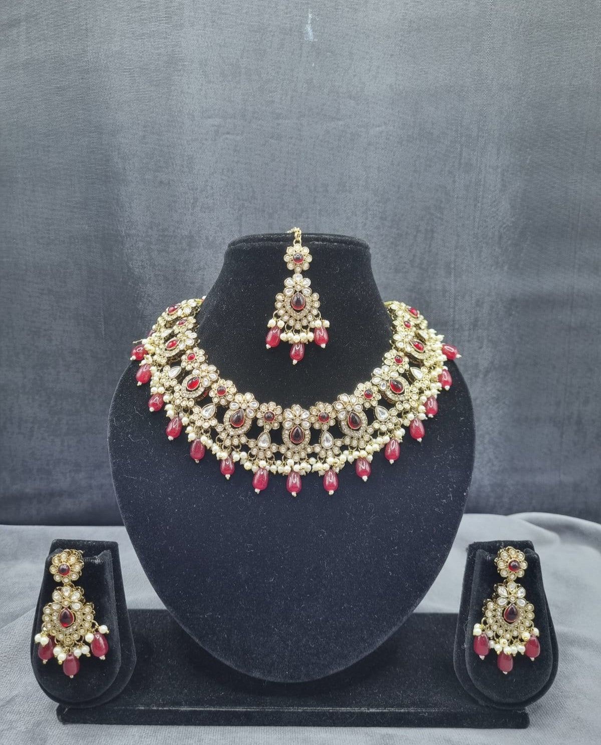 Pastel Pink & Pearl Jewellery Set