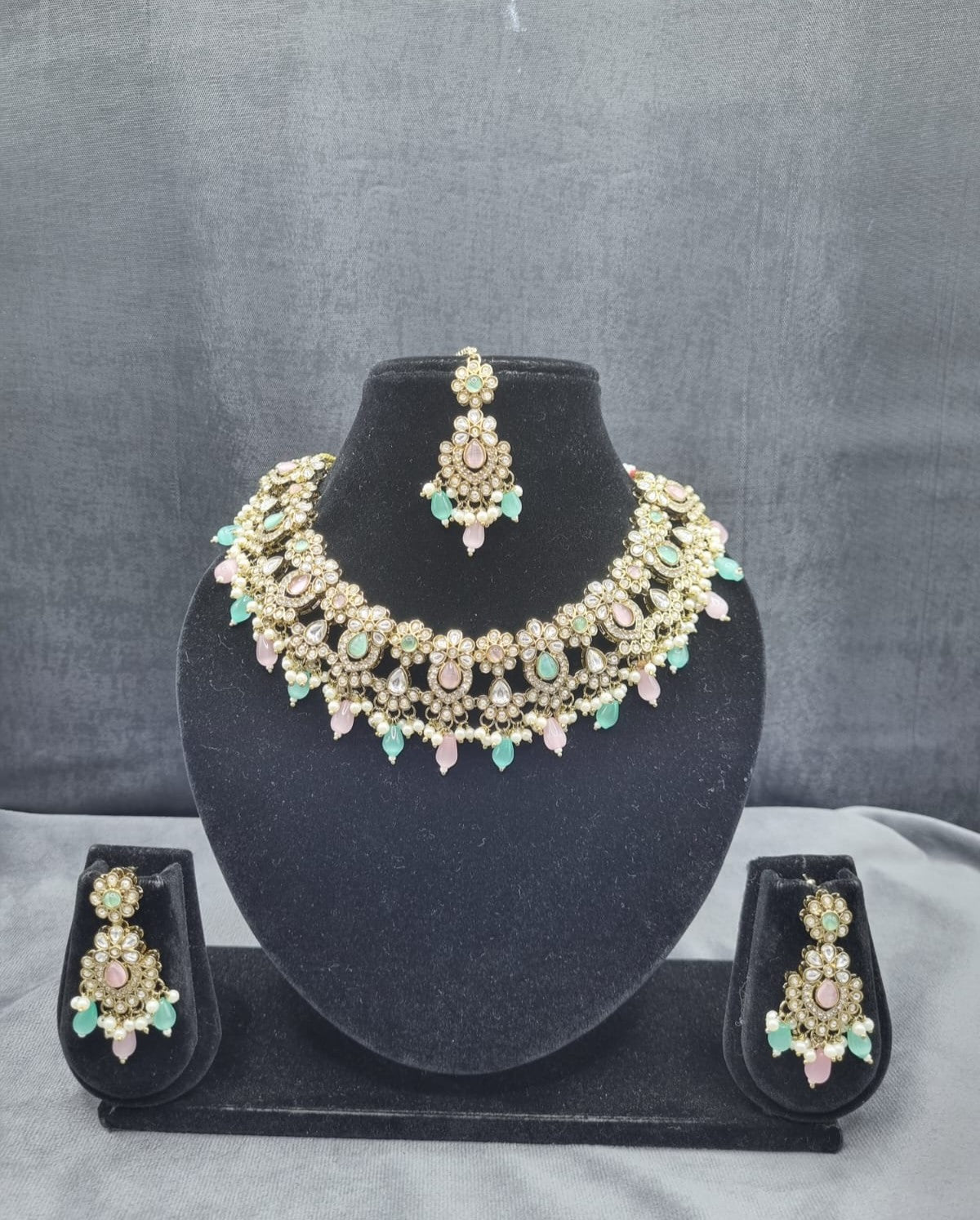Pastel Pink & Pearl Jewellery Set