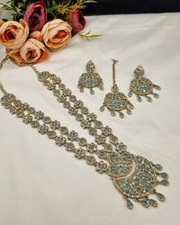 Stellar Floral Fashion Choker Set with Coordinating Earrings