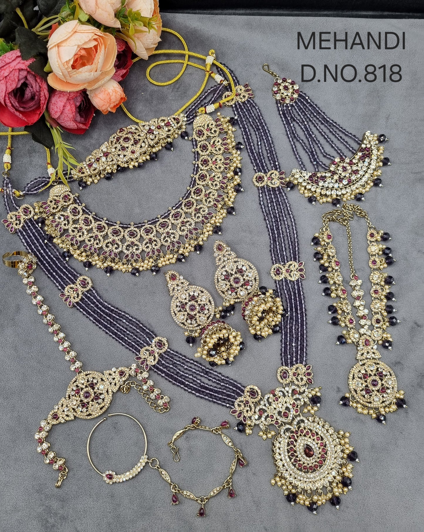Bridal Indian Jewellery Set – Multi-Piece Ethnic Wedding Collection