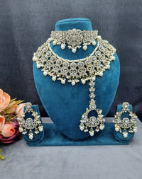 Royal Antique Gold Zircon Bridal Jewelry Set