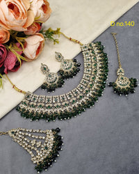 Traditional Indian Jewellery Set With Earring Mangtika