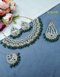 Flower Shape Choker Jewellery For Wedding Women