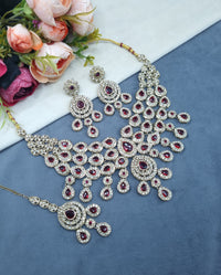 Shadow Stone Antique Gold Plated Jewellery Set