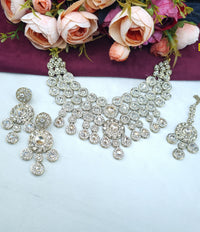Shadow Stone Antique Gold Plated Jewellery Set