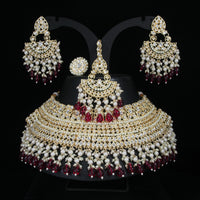 Emerald Green Pearl Bridal Jewellery Set