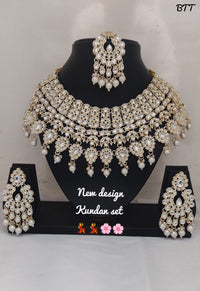 Choker CZ Stone Choker Jewellery Set