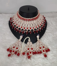 Choker Rose Gold Plated Jewellery Set