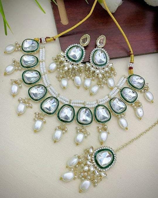 Choker Gold Plated Jewellery Set