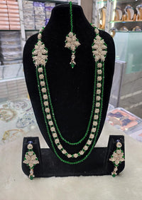 Rose Gold Plated CZ Stone Jewellery Set