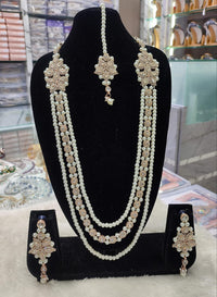 Rose Gold Plated CZ Stone Jewellery Set