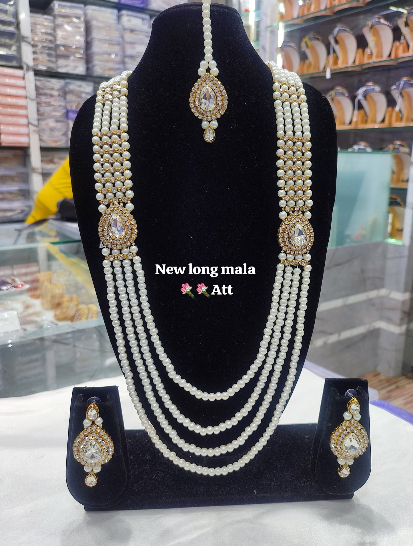 Fashionable Gold Plated CZ Stone Combo Set