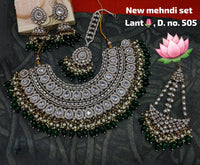 Antique Gold Plated Choker Jewellery Set