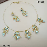 Gold Plated Choker Jewellery Set