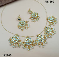 Gold Plated Choker Jewellery Set