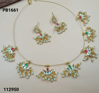 Gold Plated Choker Jewellery Set