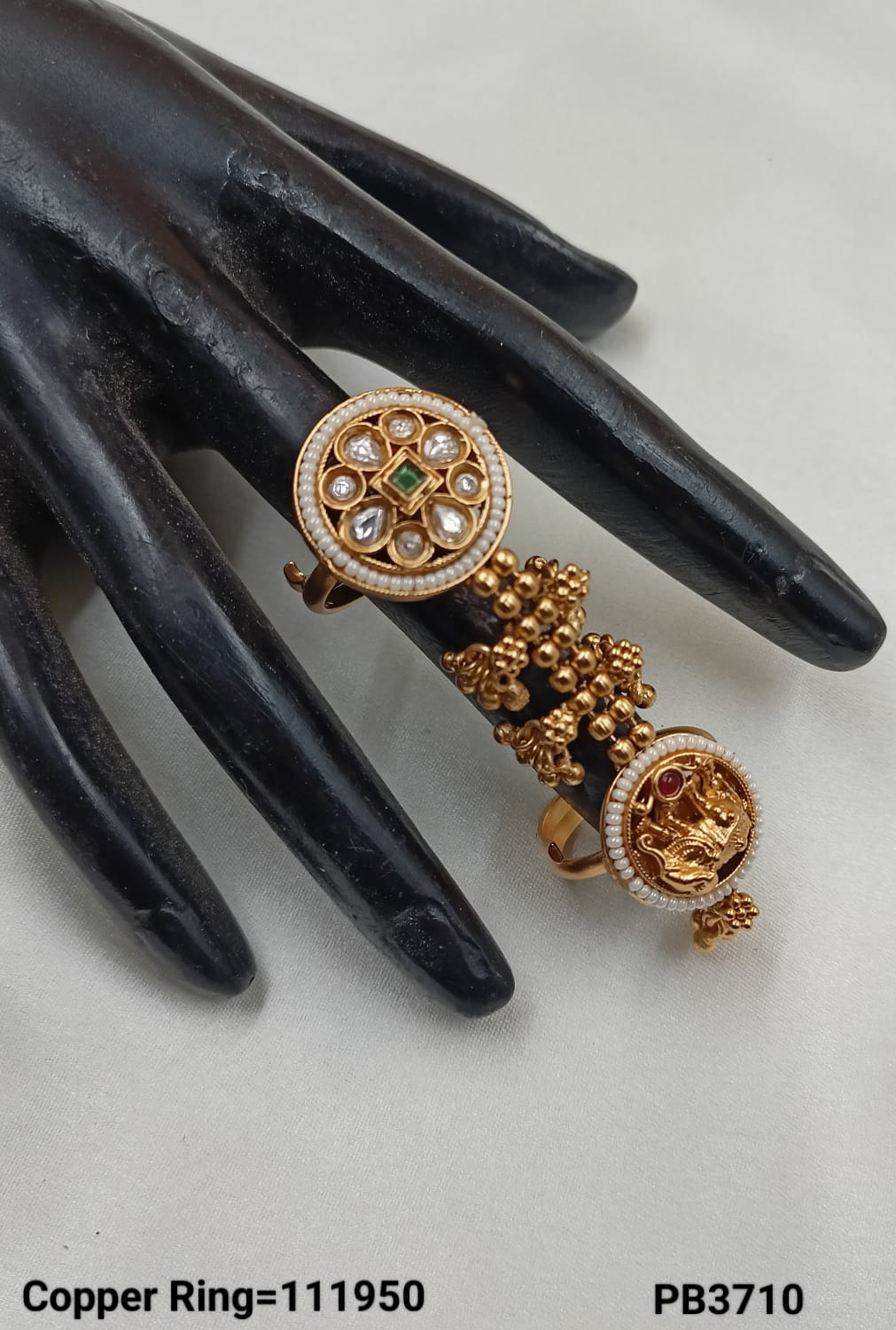 Gold Plated Traditional Copper Ring
