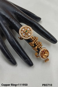Gold Plated Traditional Copper Ring