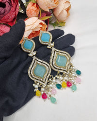 ARCHITECTURAL STONE DROP EARRINGS