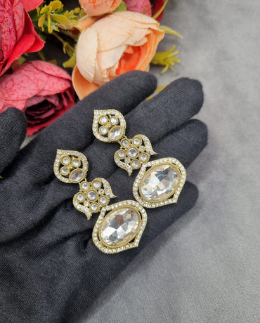Tiered Crystal Chandelier Drop Earrings