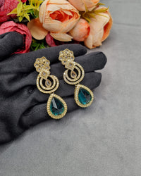 Teardrop Crystal Art Deco Statement Earrings