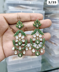 Royal Chandelier Earrings Antique Gold Ethnic Statement Jewelry