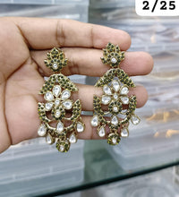 Royal Chandelier Earrings Antique Gold Ethnic Statement Jewelry