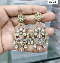 Royal Chandelier Earrings Antique Gold Ethnic Statement Jewelry