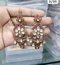 Royal Chandelier Earrings Antique Gold Ethnic Statement Jewelry
