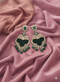 Traditional Black Chandelier Drop Dangle Earring