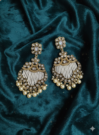 Traditional Black Chandelier Drop Dangle Earring