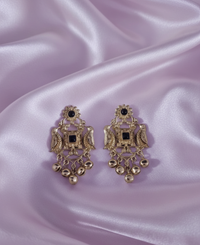Traditional Gold Kashmiri Ghungroo Drop Earrings For Woman & Girls
