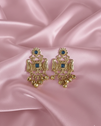 Traditional Gold Kashmiri Ghungroo Drop Earrings For Woman & Girls