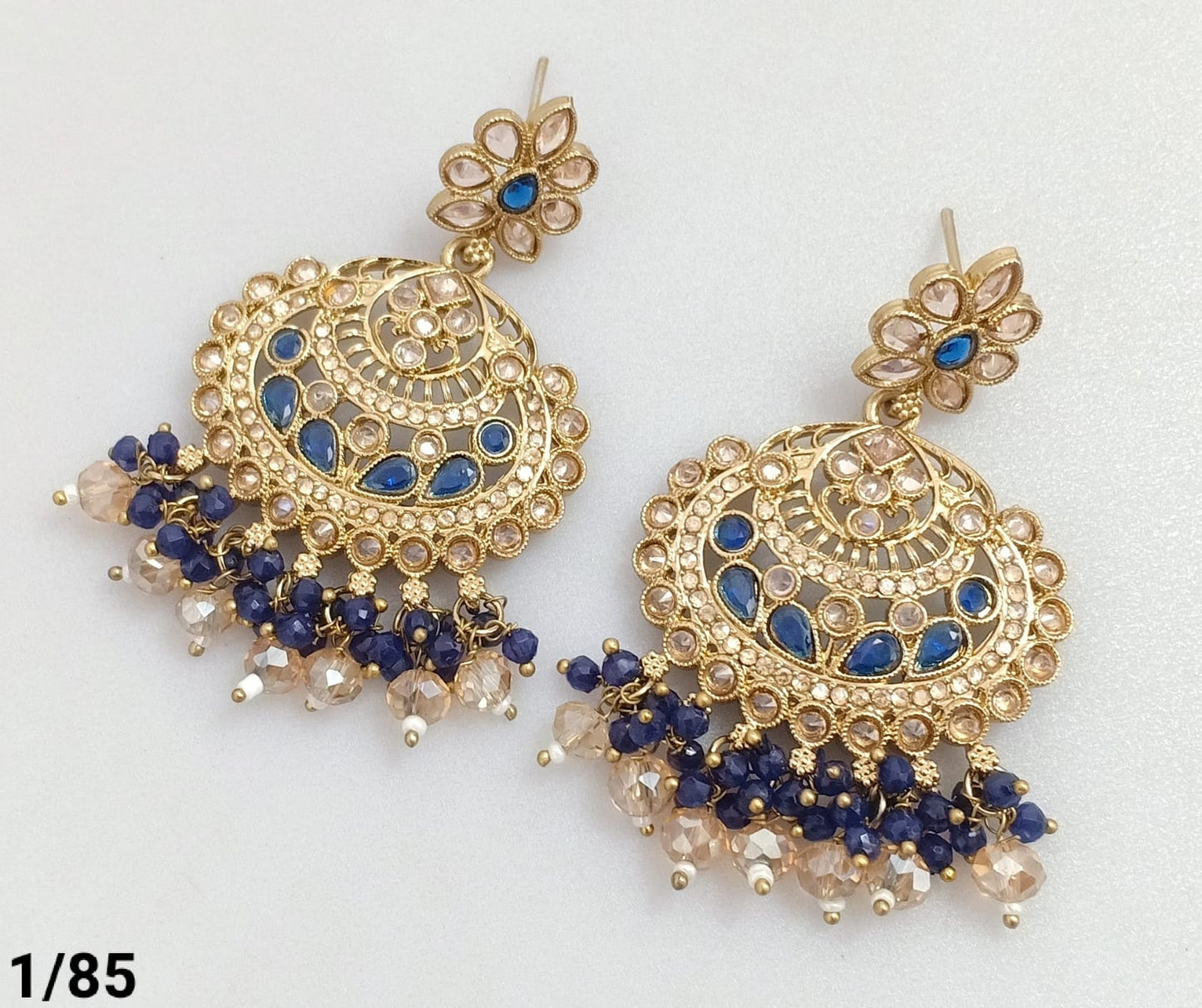 Antique Gold Plated Earring Set