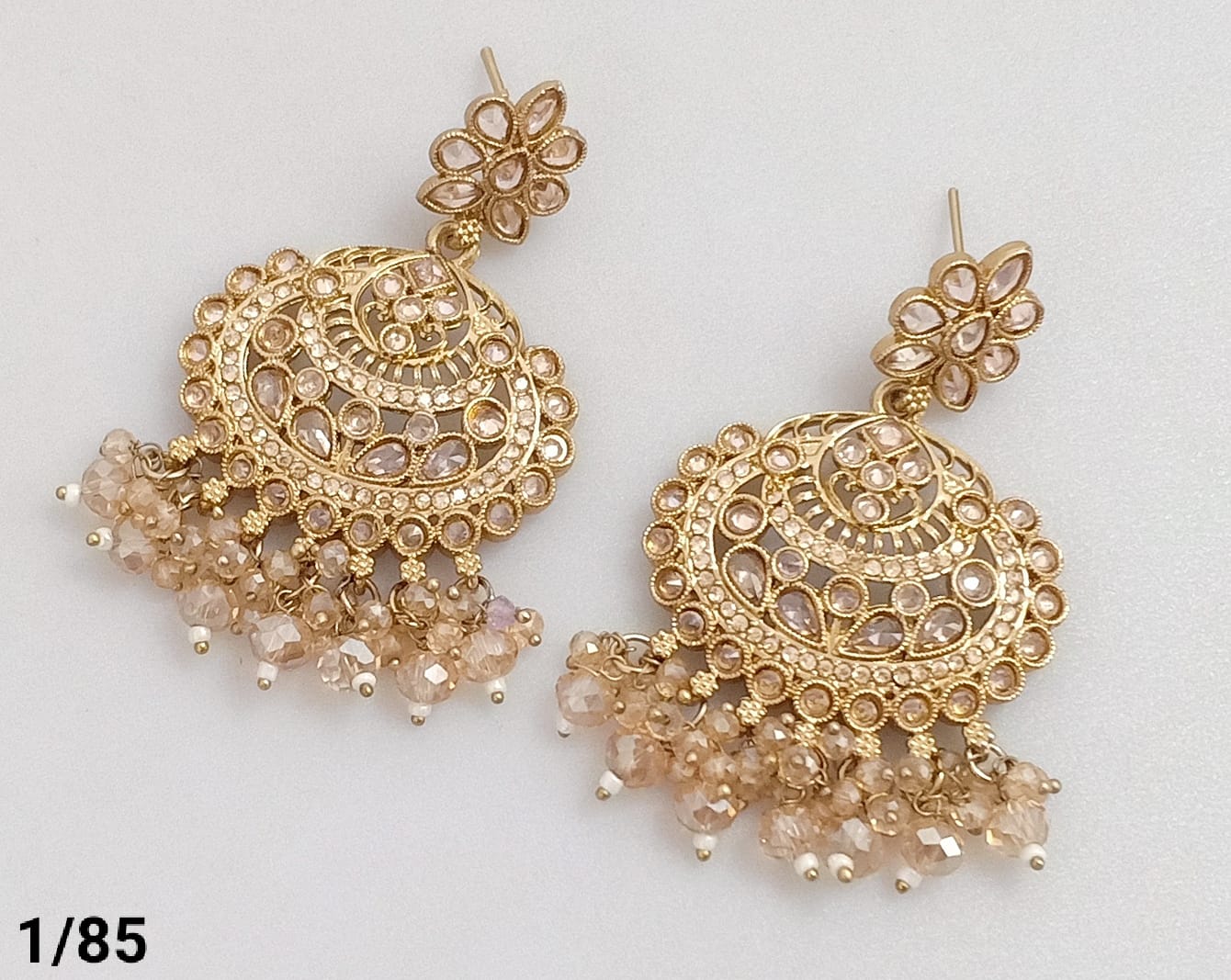 Antique Gold Plated Earring Set