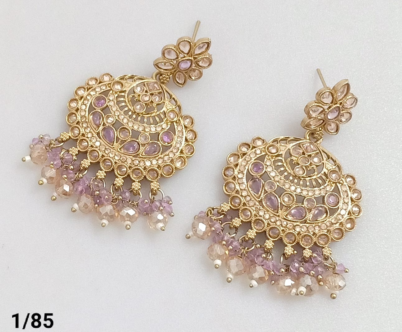 Antique Gold Plated Earring Set