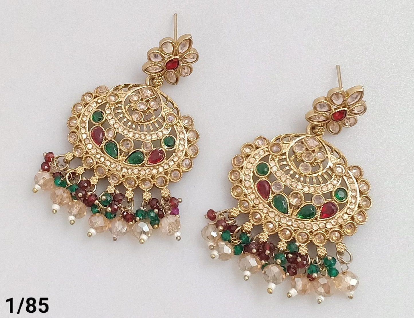 Antique Gold Plated Earring Set